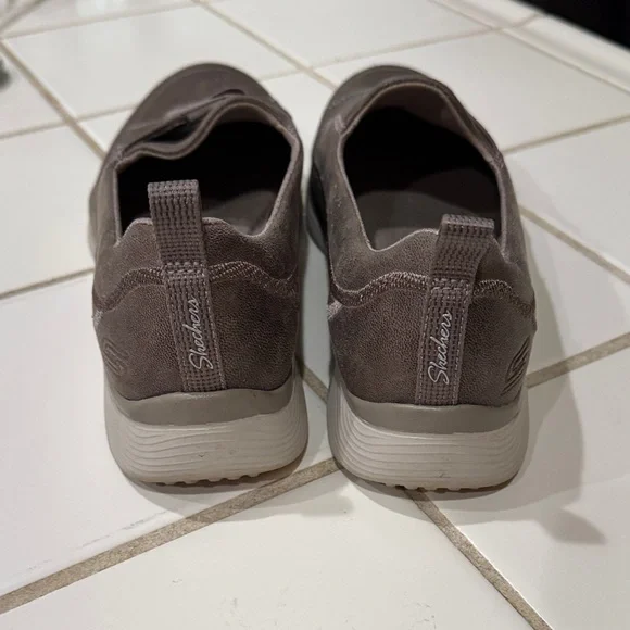 Skechers Air-Cooled Memory Foam Slip In Shoes - Taupe - Size 7 - Picture 4 of 8
